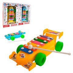 Xilofone carrinho 11x20cm ref dty0960        cx:048