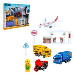 Kit veiculos c/4 pecas pull back ref dty1477