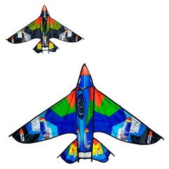 Pipa chinesa aviao poliester 74x118cm ref dt cx:096