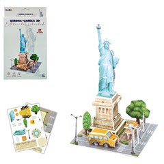 Quebra cabeca 3d estatua liberdade c/27pcs r cx:060