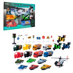 Kit veiculos c/11pecs ref dty1467