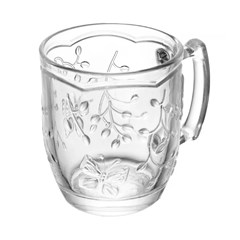 Caneca vidro 200ml new butterfly             cx:072