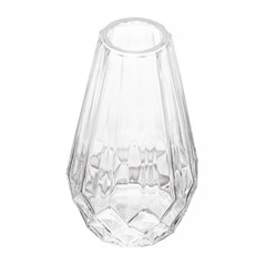 Vaso origami essencial 6cm x 6cm x 10cm vidr cx:048