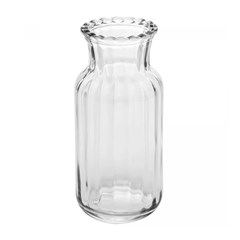 Vaso minimal 13,5cm x 5cm vidro - lyor       cx:036