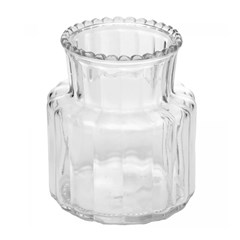 Vaso minimal 6cm x 8,5cm vidro - lyor        cx:036