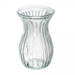 Vaso vidro 9,5x14cm petunia                  cx:024