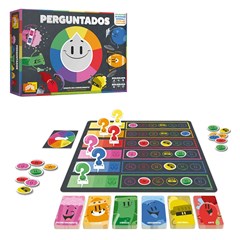 Jogo de tabuleiro perguntados 204 cartas ref30841