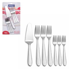 Cj talheres inox p/bolo 7pcs sunshine        cx:012