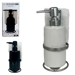 Porta sabonete liquido porc red pt/bc c/ sup cx:024