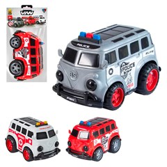 Carro van elite ambulancia / resgate 15cm    cx:00024