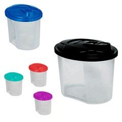 Acucareiro ou farinheiro plast 650ml color                                      cx:024