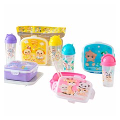 Marmita plast 17x12,5x6cm c/talher animal ba cx:072