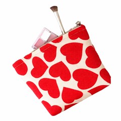 Necessaire 22x6x20cm coracao ver             cx:050