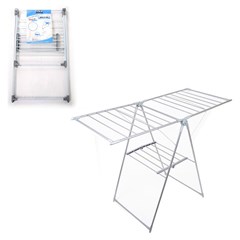 Varal de chao aluminio 105x60cm dobravel bc/ cx:008