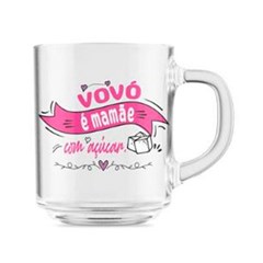 Caneca vidro 320ml vovo mamae                cx:024