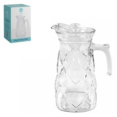 Jarra vidro 1,6lts c/tpa plast pop           cx:012