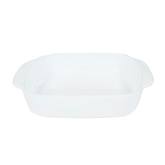 Travessa vidro 1,1lts branca            cx:024