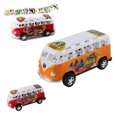 Carro kombi a friccao reggae music 17x7,5x7c cx:060