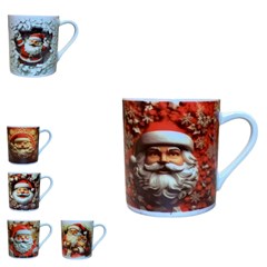 Caneca porc 280ml natal                      cx:048