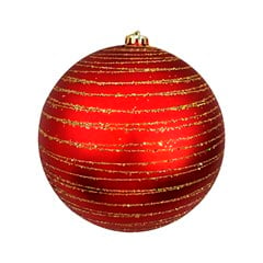 Bola decorada aspiral  20cm vrm aspiral fosca cx:012