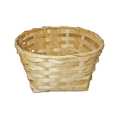 Cesto de bambu redondo pequeno 19cm x 10cm   cx:072