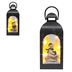 Enfeite lamparina figuras c/led 8cm          cx:012