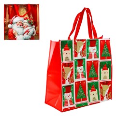 SACOLA PLAST 45X45CM NATALINA PAPAI NOEL SORTIDOS CX:240