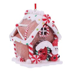 Casa resina doces nevada dolamita 15cm    cx:024