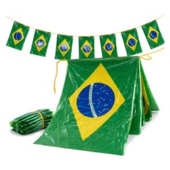 Varal bandeira brasil 10m 28x39cm            cx:100
