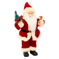 Enf papai noel instrumento c/arvore 25cm cx:024