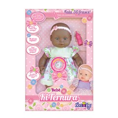 Boneca ki ternura branca c/2 acess 52cm ref 1042