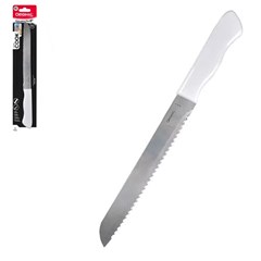 Faca para pao 8 cabo branco cook        cx:072