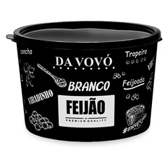 Pote plastico 2 litros feijao decorado         cx:020