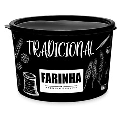 Pote plastico 2 litros farinha decorado         cx:020