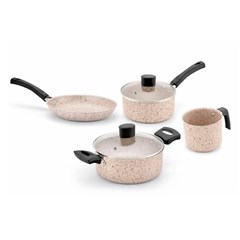 Conj panelas 4pcs stone bege                 cx:006