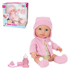Boneca cheirinho de nenem 33cm c/acess ref 8 cx:00004