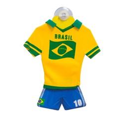 Mini camisa brasil com ventosa