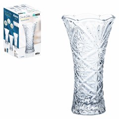 Vaso vidro 24x13cm transp nx247              cx:012