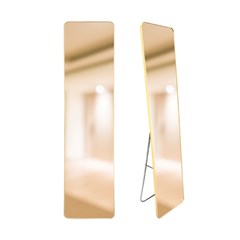 Espelho creme quad de chao/parede plast 36x14 cx:002