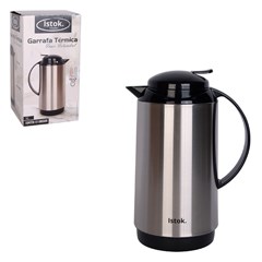 Garrafa term inox 1l istambul prata          cx:012