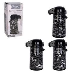 Garrafa term inox 1l damasco coffee          cx:012