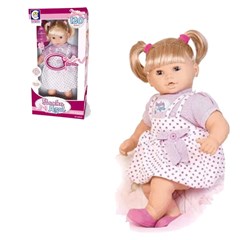 Boneca sonho azul com frases 56cm ref 2073   cx:004