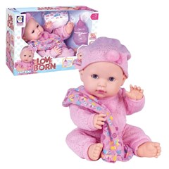 Boneca love born olho movel 23cm ref 2608    cx:006