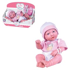 Boneca soffi baby reborn 25cm ref 2657       cx:004