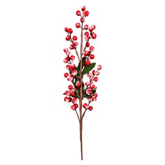 Pick natalino folhas 62cm c/azevinhos        cx:072
