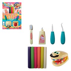 Massinha dentista color smile c/6pcs ref 919 cx:076