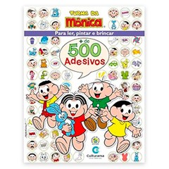 Livro 500 adesivos c/pg para colorir turma d cx:020