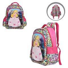 Mochila inf fem costas princesas  16 pol     cx:018