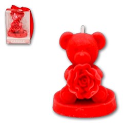 Vela aromatica ursinho love 9cm              cx:096