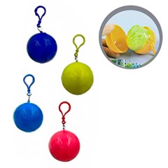 Chaveiro capa de chuva plast/pvc inf/juvenil cx:192